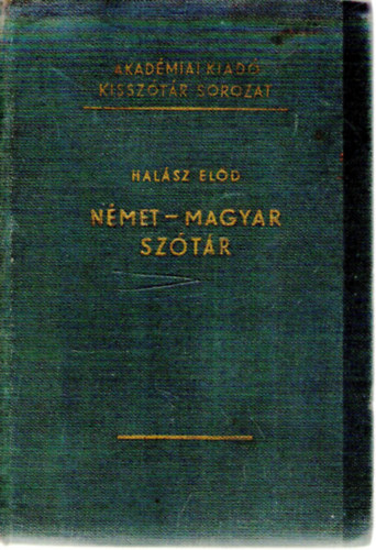 Halász Előd - Német-magyar szótár