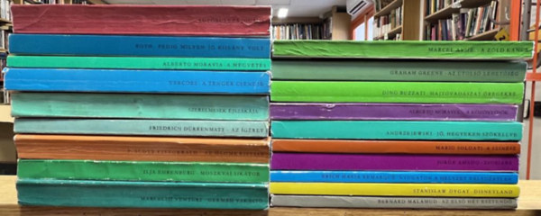 Moravia, Drrenmatt, F. Scott Fitzgerald, Vercors, Greene, Buzzati, Mario Soldati, Jorge Amado, Remarque - 19 db Eurpa Zsebknyvek knyv