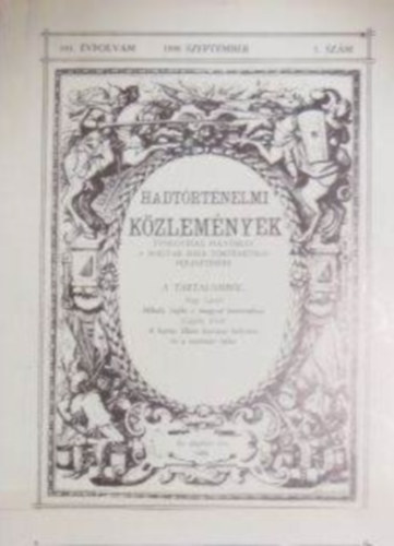 Hadt�rt�nelmi K�zlem�nyek 1990/3