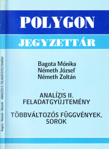 Bagota Mnika, Nmeth Jzsef, Nmeth Zoltn - Analzis II. feladatgyjtemny- Tbbvltozs fggvnyek, sorok (Polygon jegyzettr)