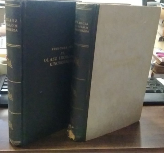 Illy�s Gyula, Ruzicska P�l - 2 db m�: Az olasz irodalom kincsesh�za (Ruzicska P�l)+ A francia irodalom kincsesh�za (Illy�s Gyula)