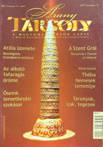 Arany tarsoly 2007. november 1