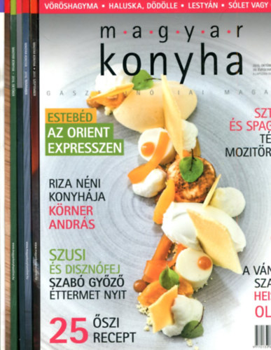 Vink� J�zsef (Szerk.) - 7 db Magyar Konyha gasztron�miai magazin  (szeptember-okt�ber-november: 2012 �s 2017 k�z�tti sz�mok)