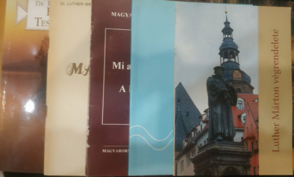 Luther Márton, Ittzés János, Dr. Hafenscher Károly - 5 db vallásfilozófia: Az evangélium hullámhosszán + Erősítsd Testvéreidet! + Luther Márton végrendelete + Magnificat + Mi az evangélium? A keresztények és Mózes