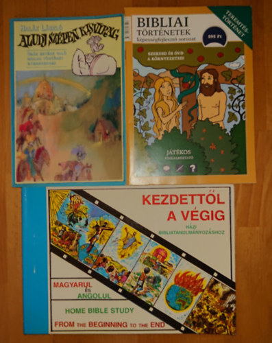 Halk Lszl - 2 knyv a Biblirl ajndk foglalkoztatval: Aludj szpen, kisvirg, Kezdettl a vgig - Hzi Bibliatanulmnyozshoz