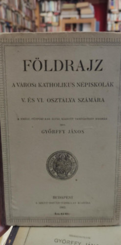 Fldrajz- A vrosi katholikus npiskolk V. s VI. osztlya szmra
