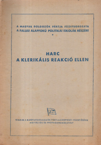 Harc a klerik�lis reakci� ellen