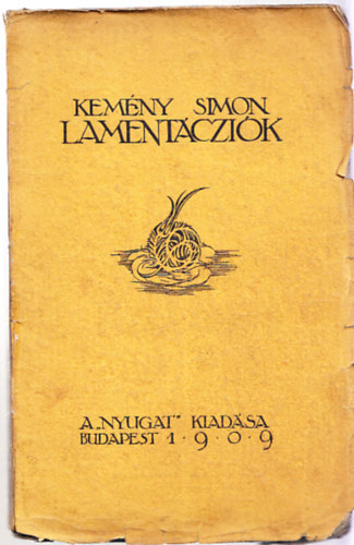 Kemny Simon - Lamentcik (I. kiads)