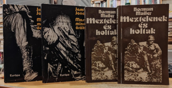 James Jones, Norman Mailer - 2 db hbors regny: Meztelenek s holtak + Most s mindrkk
