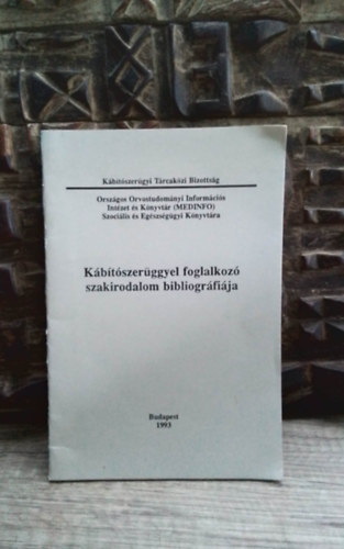 Kovcs-Szomor - Kbtszerggyel foglalkoz szakirodalom bibliogrfija