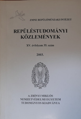 Békési Bertold - Repüléstudományi kközlemények XV. évf. 35. szám