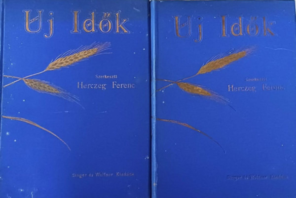 Herczeg Ferenc \(szerk.) - �j id�k 1929 I.-II. k�tet (teljes �vf.)