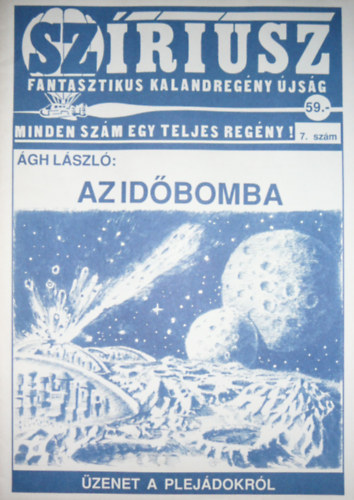 Dr. Horváth Sándor (szerk.) - Szíriusz 7. szám