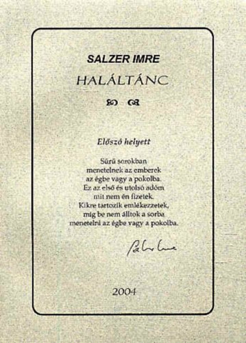Salzer Imre - Haláltánc