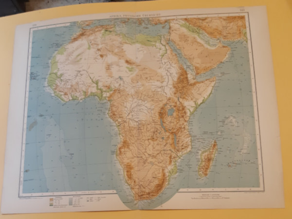 R. Köcher - G. Jungk - Afrika, Physische übersicht térkép 1:20000000