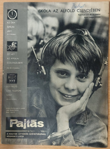 Vasvári Ferenc (szerk.) - Pajtás XXIV. évfolyam, 9. szám (1969)