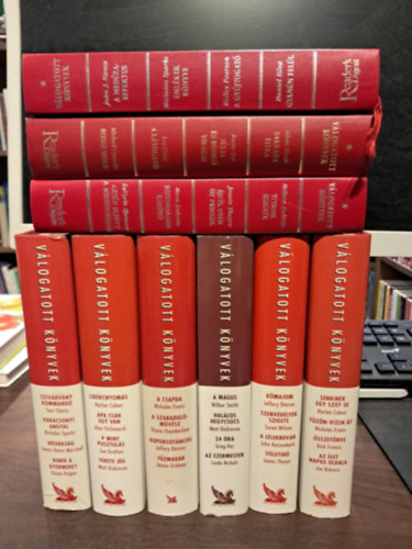 Nicholas Sparks, Daniel Silva, Lee Child, Harlan Coben, Reader's Digest Válogatás - 9 db-os KÖNYVMENTŐ AJÁNLAT, Reader's Digest válogatott könyv: A medúza-effektus/ Emlékek könyve/ A gyújtogató/ Gyanún felül+ Titkok szigete /Éjfél után öt perccel /Biztonságos kikötő /Aztán eljött a mennyország+