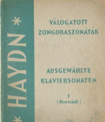 Haydn - V�logatott zongoraszon�t�k I.