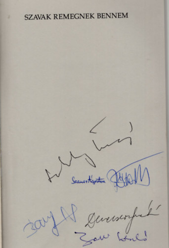 Szavak remegnek bennem - Vasi költők új versei 1995- dedikált