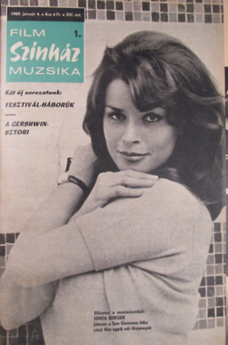 Film Sz�nh�z Muzsika 1969  XIII. �vf. 1-52. sz�m (18, 29. lapsz�m hi�nyzik)