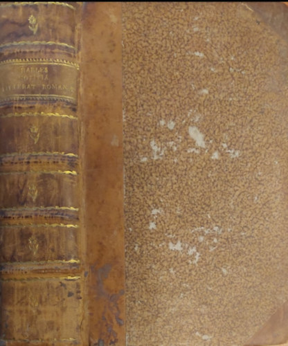 Theophili Christophori Harles - Supplementa ad breviorem notitiam litteraturae Romanae, in primis scriptorum Latinorum (Kieg�sz�t�s a r�mai irodalom r�videbb ismeret�hez)