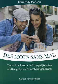 Krmendy Mariann - Des mots sans mal
