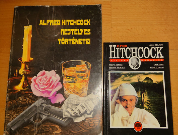 Alfred Hitchcock, M�rim�e-Hitchcock-Evans-Tappon - 2 kiadv�ny Hitchcock szellem�ben: A. H. rejt�lyes t�rt�netei, az Alfred Hitchcock Mistery Magazine 1993. m�jusi sz�ma
