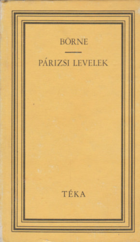 B�rne - P�rizsi levelek (t�ka)
