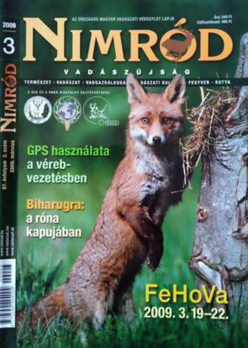 Nimrd vadszjsg 2009. mrcius - 97. vfolyam 3.