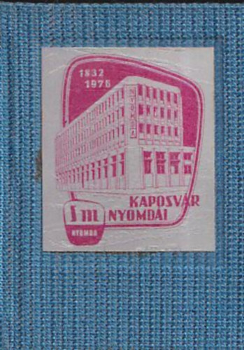 Mautner-Farkas - Kaposv�r nyomd�i 1832-1976 minik�nyv