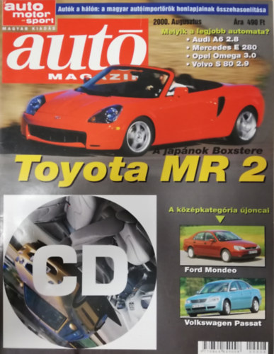 Autó Magazin 2000. Augusztus