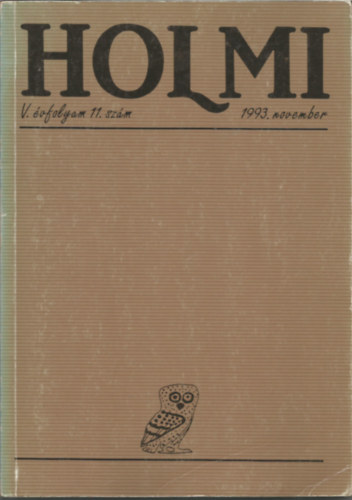 R�z P�l (f�szerkeszt�) - Holmi 1993 november