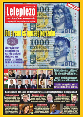 Leleplez� - Orsz�gkr�nika k�nyv�js�g (2018) XX/1.