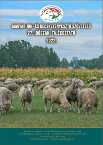 magyar juh - s kecsketenyszt szvetsg 27. idszaki tjkoztat 2022