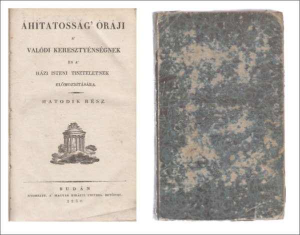 Zschokke, Johann Heinrich Daniel - htatossg' rji a' valdi keresztnysgnek s a' hzi isteni tiszteletnek elmozdtsra VI.