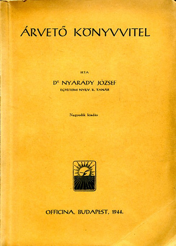 Dr. Nyrdy Jzsef - rvet knyvvitel