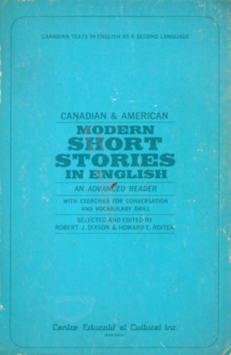Canadian & American Modern Short Stories in English