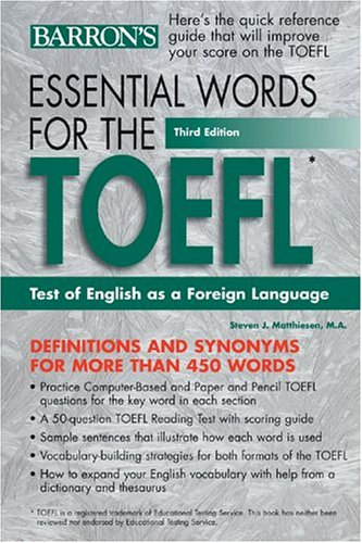 Matthiesen, Steven J. - Essential Words for the TOEFL