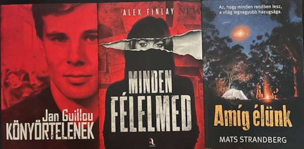 Alex Finlay, Mats Strandberg, Jan Guillou - Kortrs knyvcsomag (3 ktet )
