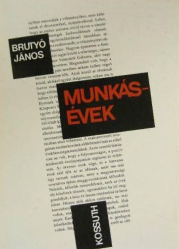 Bruty Jnos - Munksvek