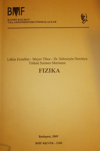 Lks-Mayer-Dr.Sebestyn-Tthn Szemes - Fizika