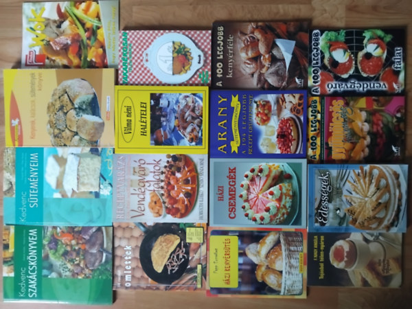 38 db Szakácskönyv