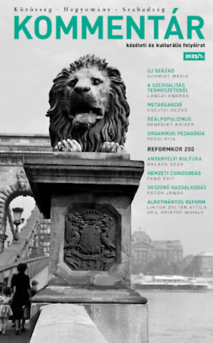 B�k�s M�rton (f�szerkeszt�) - Komment�r foly�irat 2025/1
