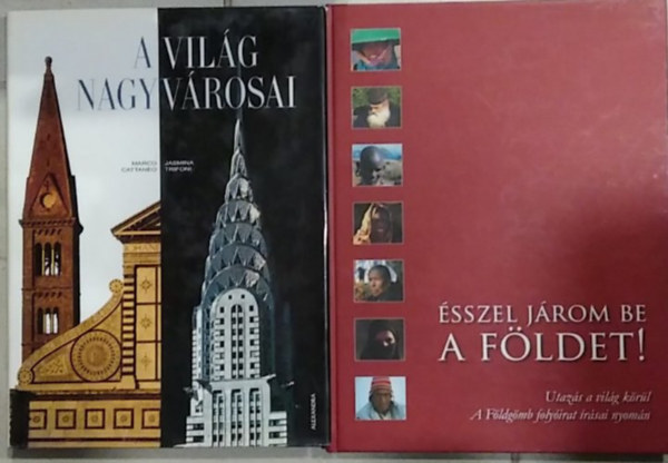 Marco Cattaneo Jasmina Trifoni - 2 db mű, földrajz: A világ nagyvárosai+ Ésszel járom be a Földet!