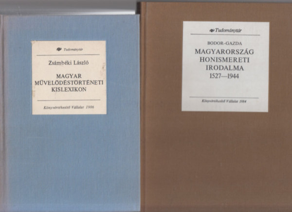 2 db magyar művelődéstörténet: Magyar művelődéstörténeti kislexikon + Magyarország honismereti irodalma 1527-1944