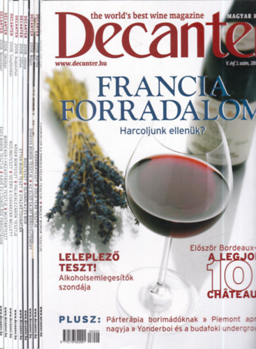 N�meth �gnes (f�szerk.) - Decanter magazin 2008. febru�r - november (10 db. lapsz�m)