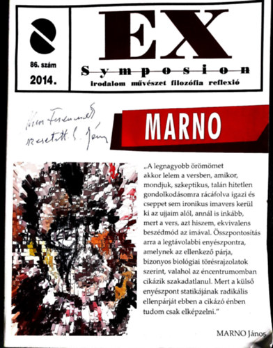 Bozsik Pter (szerk.) - Ex-Symposion - MARNO 2014. 86. sz. Irodalom mvszet filozfia reflexi - Dediklt