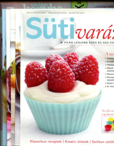 Kajri Zsfia - Hajnal Gabriella  (szerkesztk) - Stemnyes magazinok - 6 db (szilikon formk nlkl)