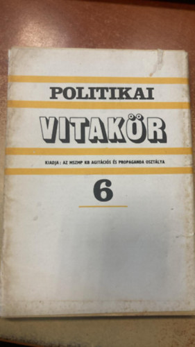 Politikai vitakör 6.