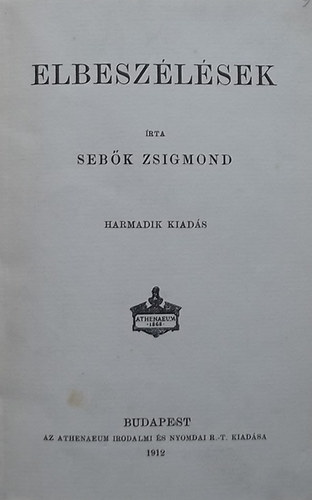 Sebők Zsigmond - Elbeszélések (Sebők Zsigmond)